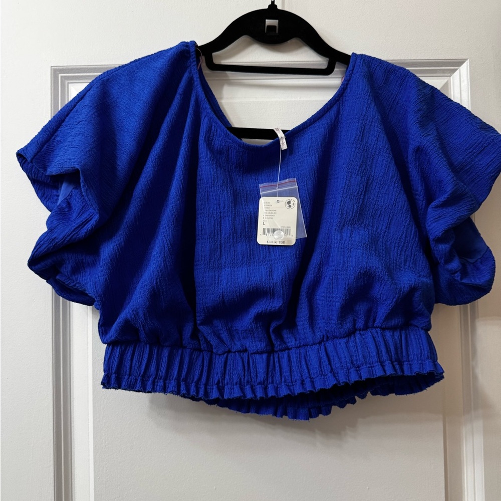 Free People Tovah Set in Royal Blue (L) NWT - Picture 2 of 6